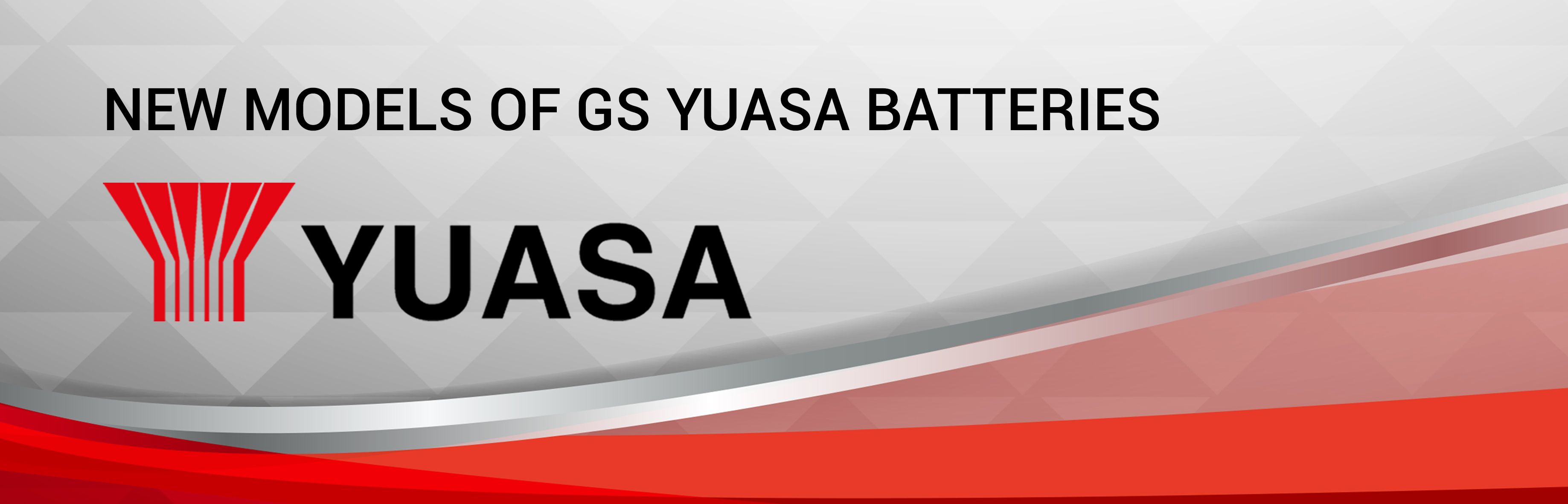 New YUASA Brand Battery Models Arrived