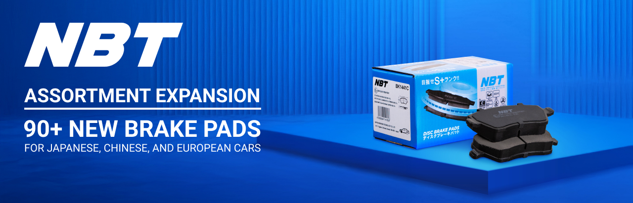 Expansion of the NBT brake pad range