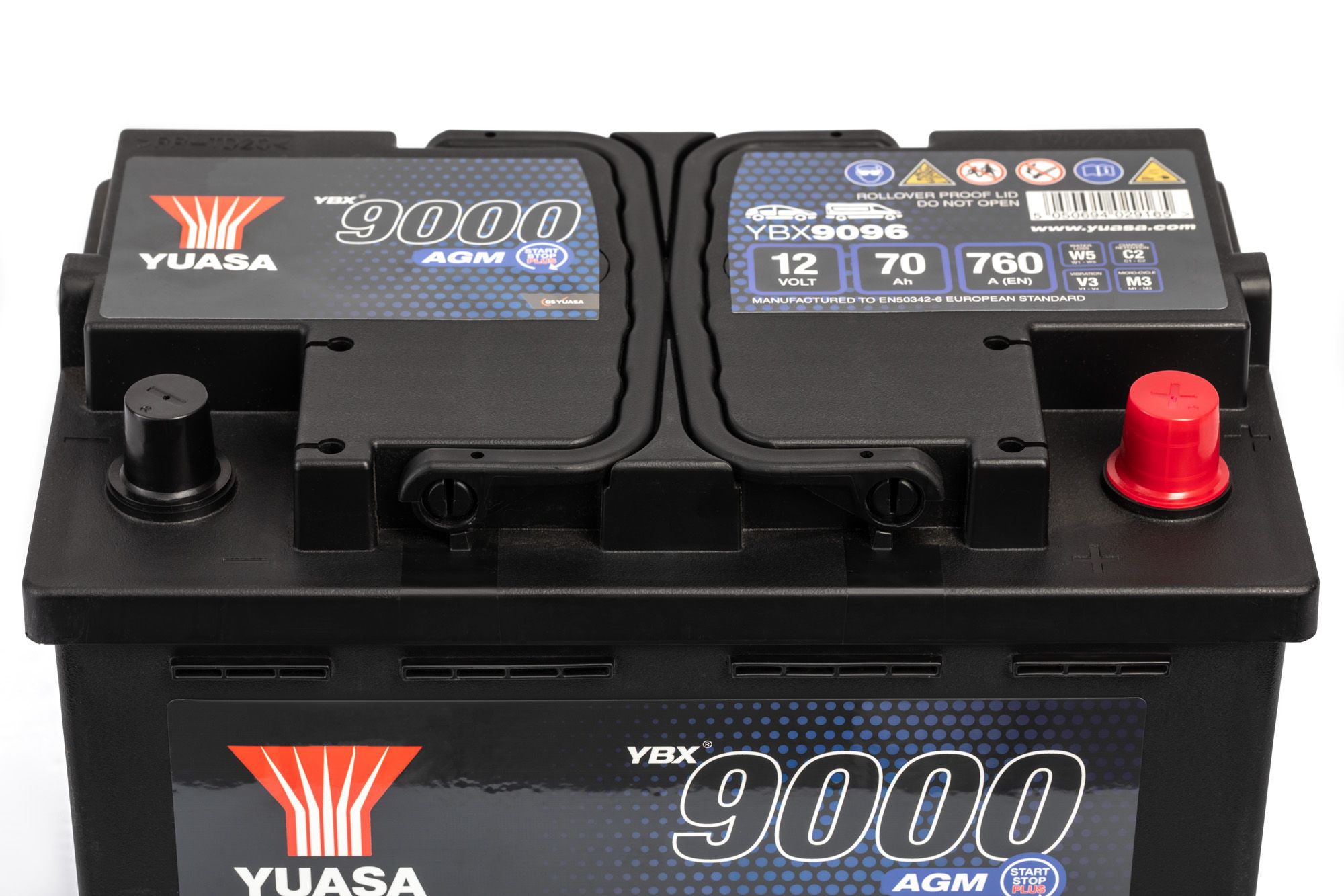 YBX9096 - YBX9000 AGM Batteries - Automotive - Batteries