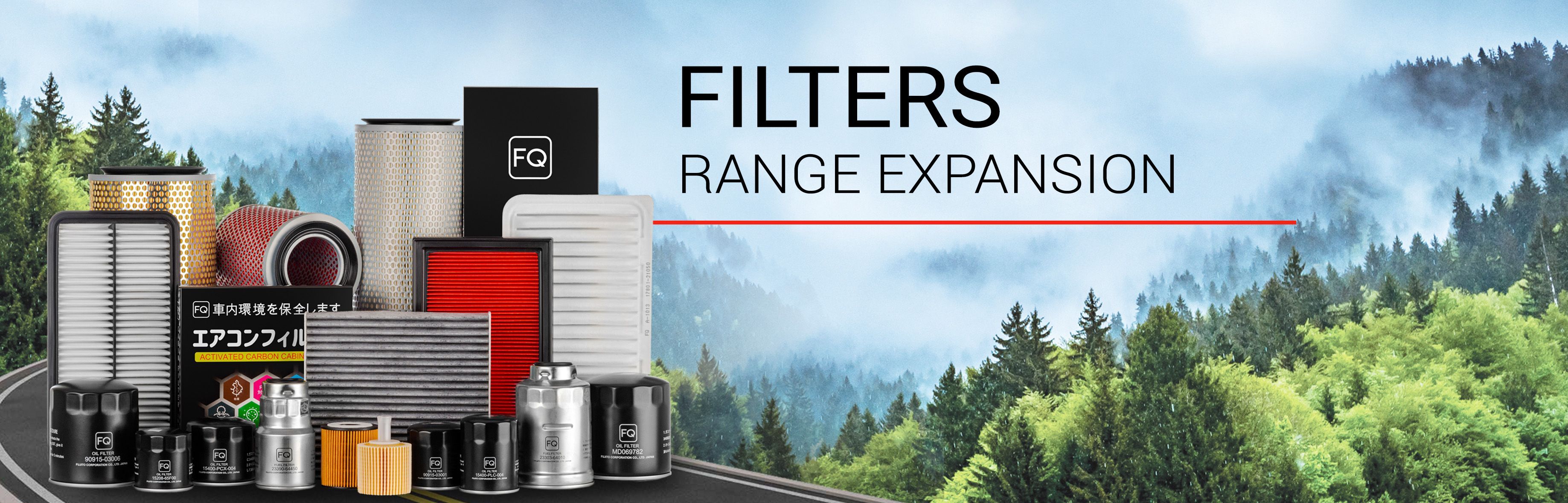 Expansion of the range of automotive filters!
