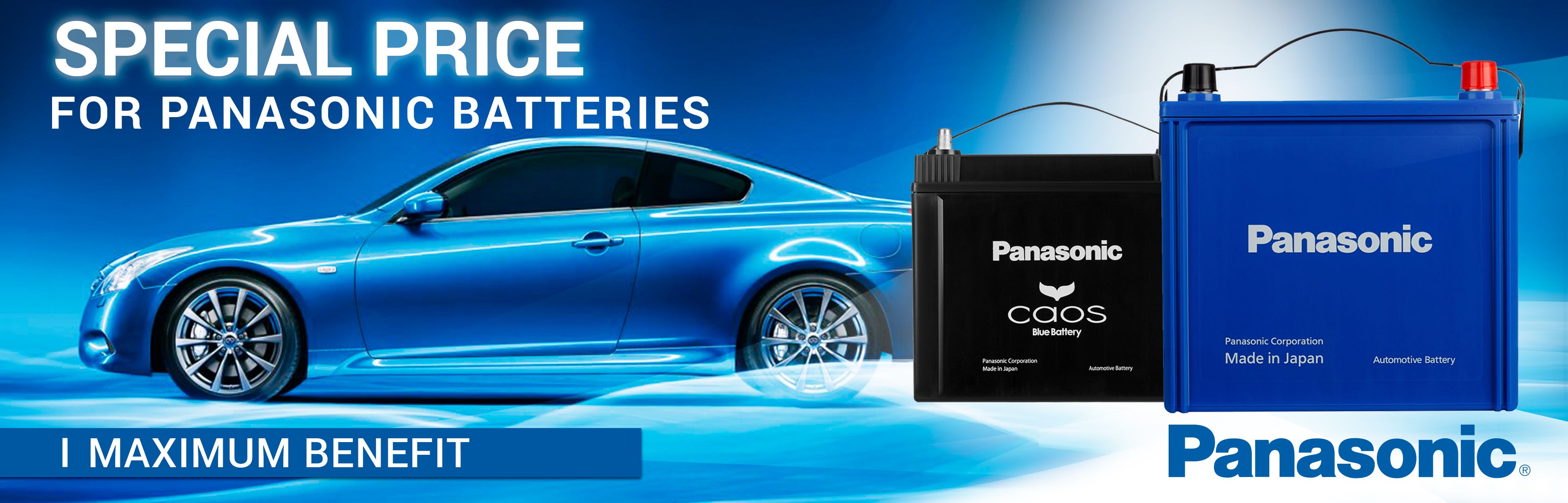SPECIAL PRICE FOR PANASONIC BATTERIES