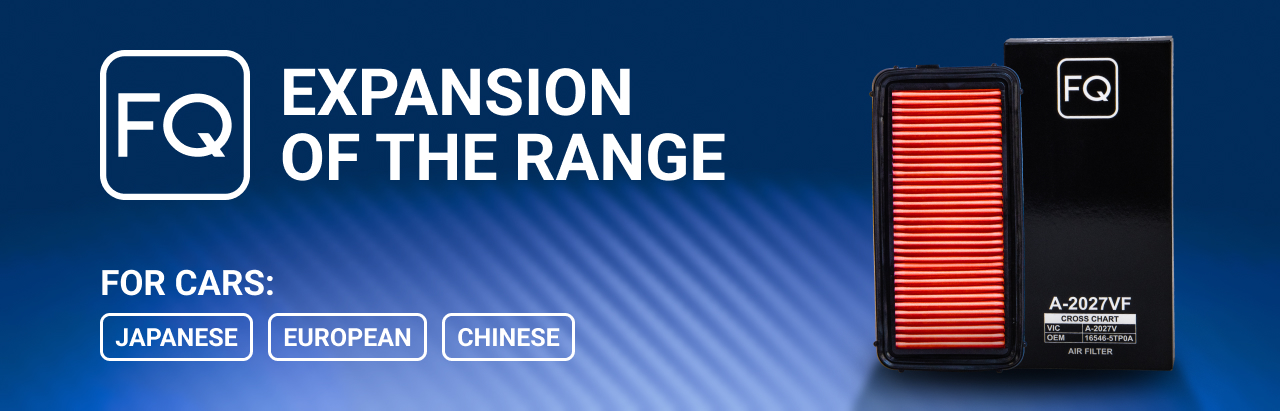 FQ Filter Line Expands. Over 100 New Parts!