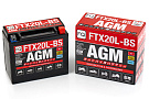 Мото аккумулятор FQ 18,0Ah FTX20L-BS AGM (175*87*155)