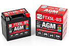 Мото аккумулятор FQ 4,0Ah FTX5L-BS AGM (113*70*105)