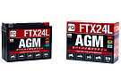 Мото аккумулятор FQ 21,0Ah FTX24L AGM (205*85*162)