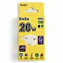 Сетевое зарядное устройство EnZo GaN PRO USB  Type-C 20W PD/QC белый, W20-1C