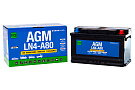 Аккумулятор FQ DIN AGM LN4-A80 80Ah