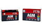 Мото аккумулятор FQ 6,0Ah FT7B AGM (150*65*93)