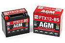 Мото аккумулятор FQ 10,0Ah FTX12-BS AGM (150*87*130)