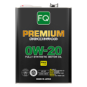 Масло моторное FQ 0W-20 SP/C5/C6 FULLY SYNTHETIC (PAO), 4л